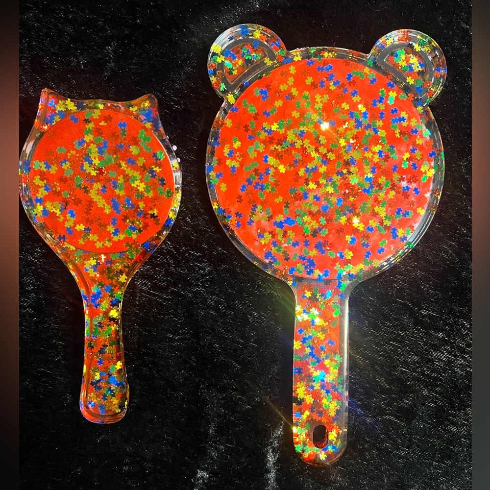 AUTISM AWARENESS - HANDMADE CUSTOM MIRROR